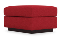 Nora Ottoman :: Leg Finish: Espresso / Size: 23x30