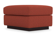 Nora Ottoman :: Leg Finish: Espresso / Size: 23x30