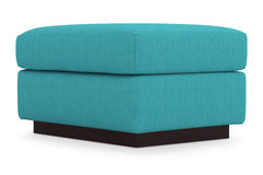 Nora Ottoman :: Leg Finish: Espresso / Size: 23x30
