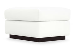 Nora Ottoman :: Leg Finish: Espresso / Size: 23x30