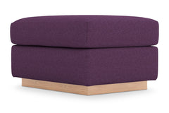 Nora Ottoman :: Leg Finish: Natural / Size: 23x30