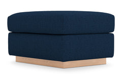 Nora Ottoman :: Leg Finish: Natural / Size: 23x30