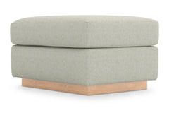 Nora Ottoman :: Leg Finish: Natural / Size: 23x30