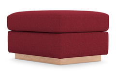 Nora Ottoman :: Leg Finish: Natural / Size: 23x30