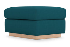 Nora Ottoman :: Leg Finish: Natural / Size: 23x30