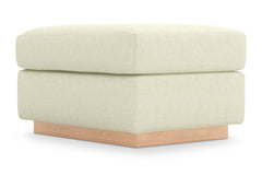 Nora Ottoman :: Leg Finish: Natural / Size: 23x30
