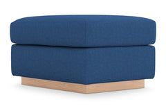 Nora Ottoman :: Leg Finish: Natural / Size: 23x30