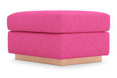 Nora Ottoman :: Leg Finish: Natural / Size: 23x30