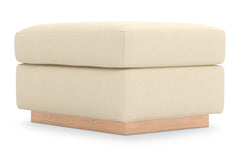 Nora Ottoman :: Leg Finish: Natural / Size: 23x30