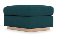 Nora Ottoman :: Leg Finish: Natural / Size: 23x30