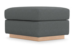 Nora Ottoman :: Leg Finish: Natural / Size: 23x30