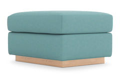 Nora Ottoman :: Leg Finish: Natural / Size: 23x30