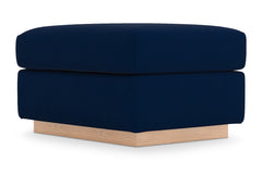 Nora Ottoman :: Leg Finish: Natural / Size: 23x30