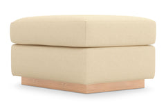 Nora Ottoman :: Leg Finish: Natural / Size: 23x30