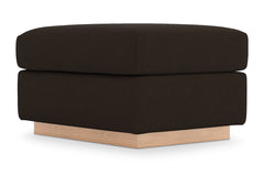 Nora Ottoman :: Leg Finish: Natural / Size: 23x30