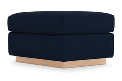 Nora Ottoman :: Leg Finish: Natural / Size: 23x30