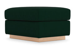 Nora Ottoman :: Leg Finish: Natural / Size: 23x30