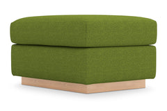 Nora Ottoman :: Leg Finish: Natural / Size: 23x30