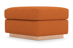 Nora Ottoman :: Leg Finish: Natural / Size: 23x30