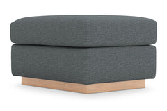 Nora Ottoman :: Leg Finish: Natural / Size: 23x30