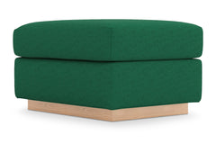 Nora Ottoman :: Leg Finish: Natural / Size: 23x30