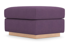 Nora Ottoman :: Leg Finish: Natural / Size: 23x30