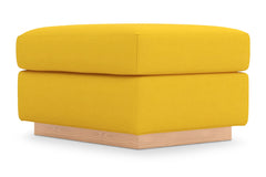 Nora Ottoman :: Leg Finish: Natural / Size: 23x30