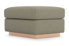 Nora Ottoman :: Leg Finish: Natural / Size: 23x30