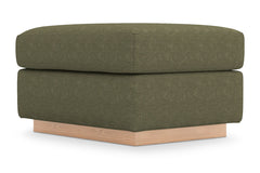 Nora Ottoman :: Leg Finish: Natural / Size: 23x30