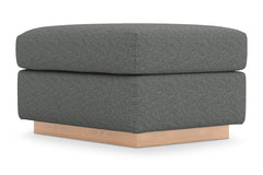 Nora Ottoman :: Leg Finish: Natural / Size: 23x30