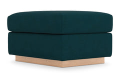Nora Ottoman :: Leg Finish: Natural / Size: 23x30