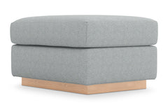 Nora Ottoman :: Leg Finish: Natural / Size: 23x30