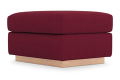 Nora Ottoman :: Leg Finish: Natural / Size: 23x30