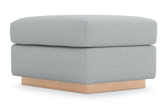 Nora Ottoman :: Leg Finish: Natural / Size: 23x30