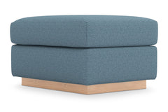 Nora Ottoman :: Leg Finish: Natural / Size: 23x30