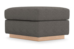 Nora Ottoman :: Leg Finish: Natural / Size: 23x30
