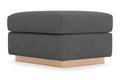 Nora Ottoman :: Leg Finish: Natural / Size: 23x30