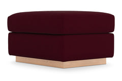 Nora Ottoman :: Leg Finish: Natural / Size: 23x30