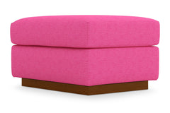 Nora Ottoman :: Leg Finish: Pecan / Size: 23x30