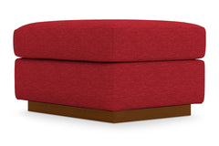 Nora Ottoman :: Leg Finish: Pecan / Size: 23x30