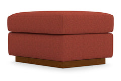 Nora Ottoman :: Leg Finish: Pecan / Size: 23x30