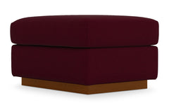 Nora Ottoman :: Leg Finish: Pecan / Size: 23x30