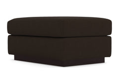 Nora Ottoman :: Leg Finish: Espresso / Size: 25x35