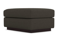 Nora Ottoman :: Leg Finish: Espresso / Size: 25x35