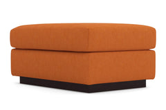 Nora Ottoman :: Leg Finish: Espresso / Size: 25x35