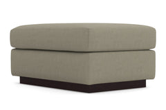Nora Ottoman :: Leg Finish: Espresso / Size: 25x35