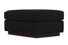 Nora Ottoman :: Leg Finish: Espresso / Size: 25x35