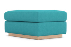 Nora Ottoman :: Leg Finish: Natural / Size: 25x35