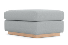 Nora Ottoman :: Leg Finish: Natural / Size: 25x35