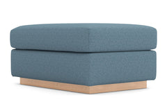 Nora Ottoman :: Leg Finish: Natural / Size: 25x35